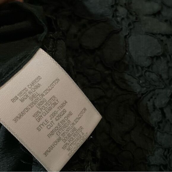 JOIE Freyda Green Mock-Neck Lace Top Blouse - Size Small / S - Picture 5 of 10